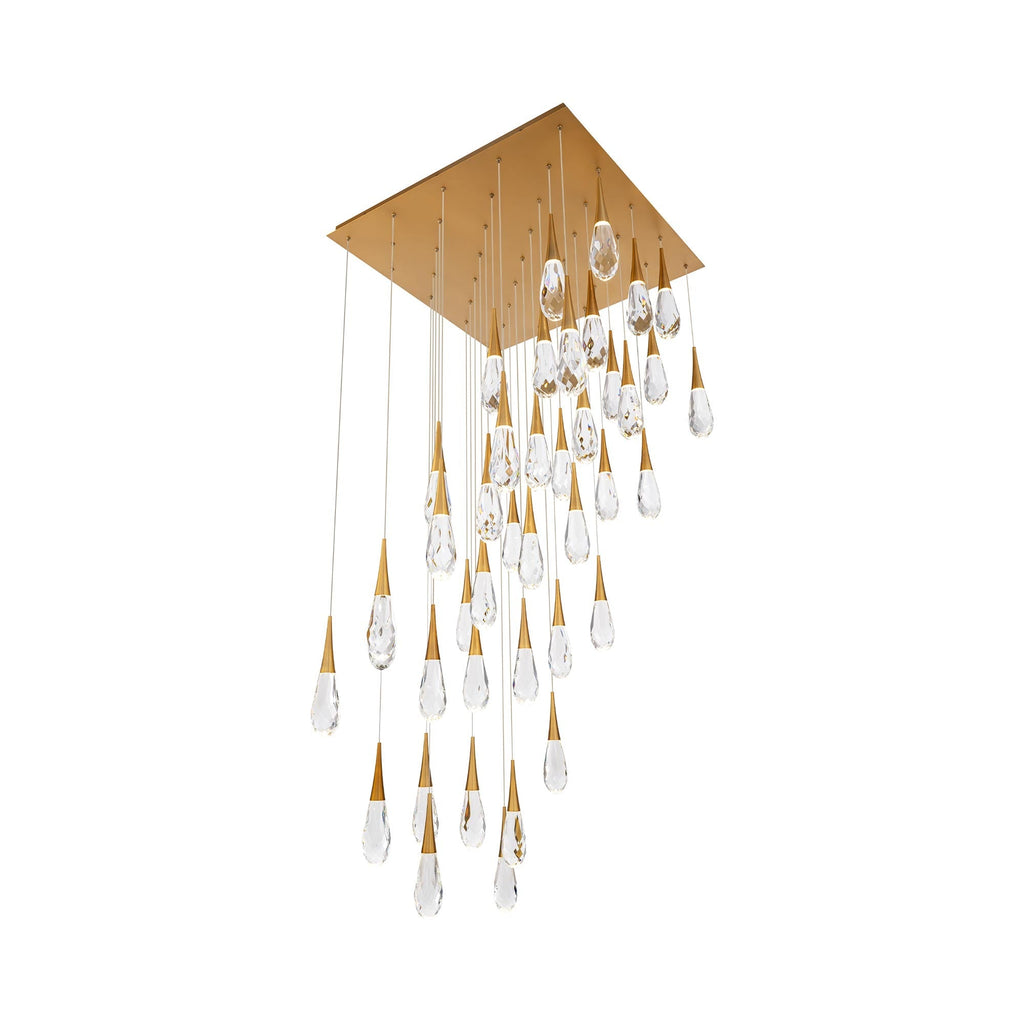 Hibiscus Square LED Multi Pendant Light