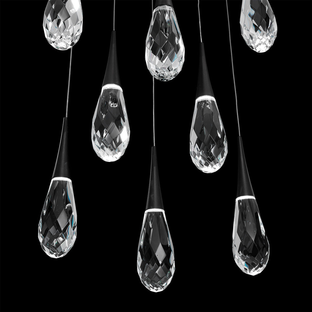Hibiscus Square LED Multi Pendant Light