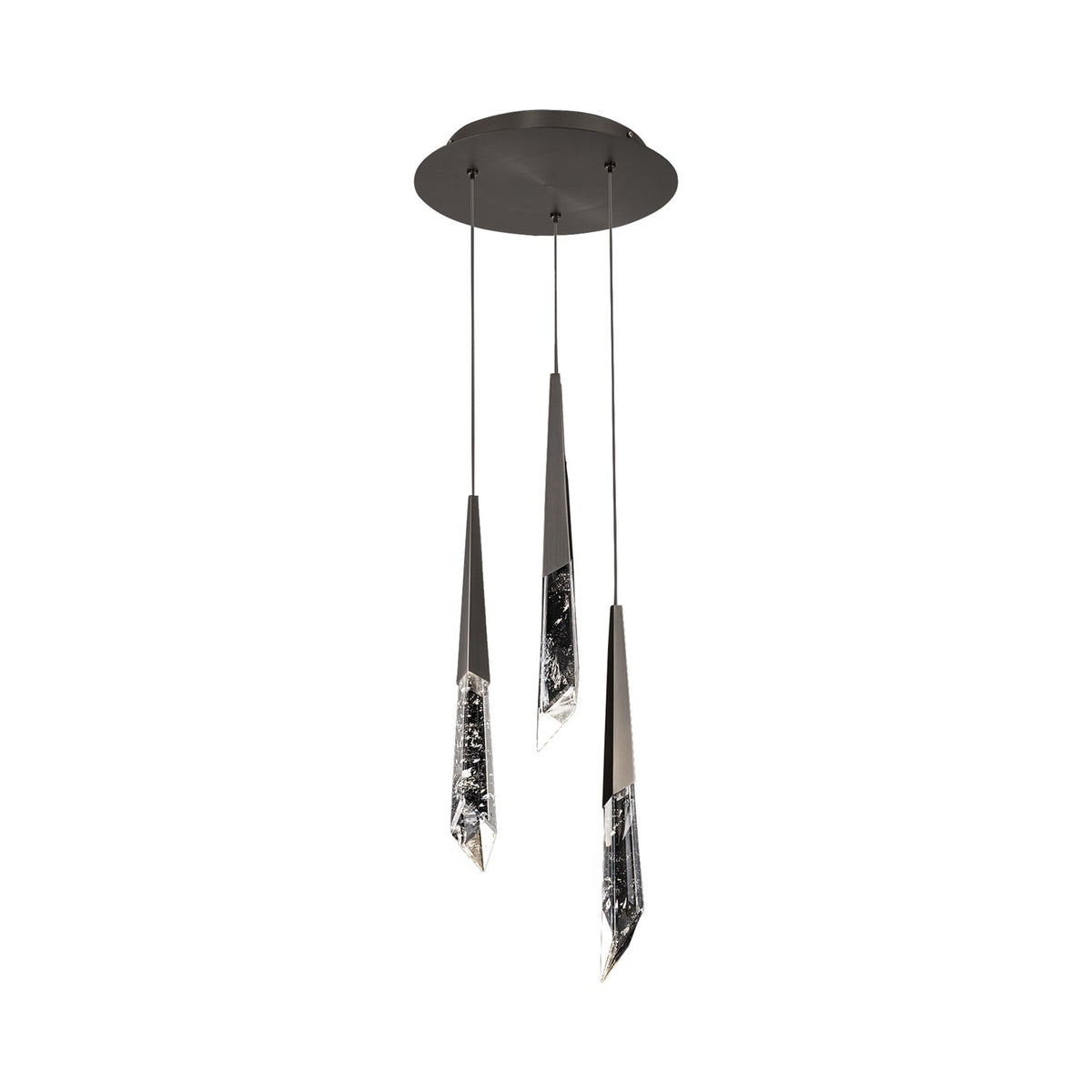 Solitude Round LED Multi Chandelier