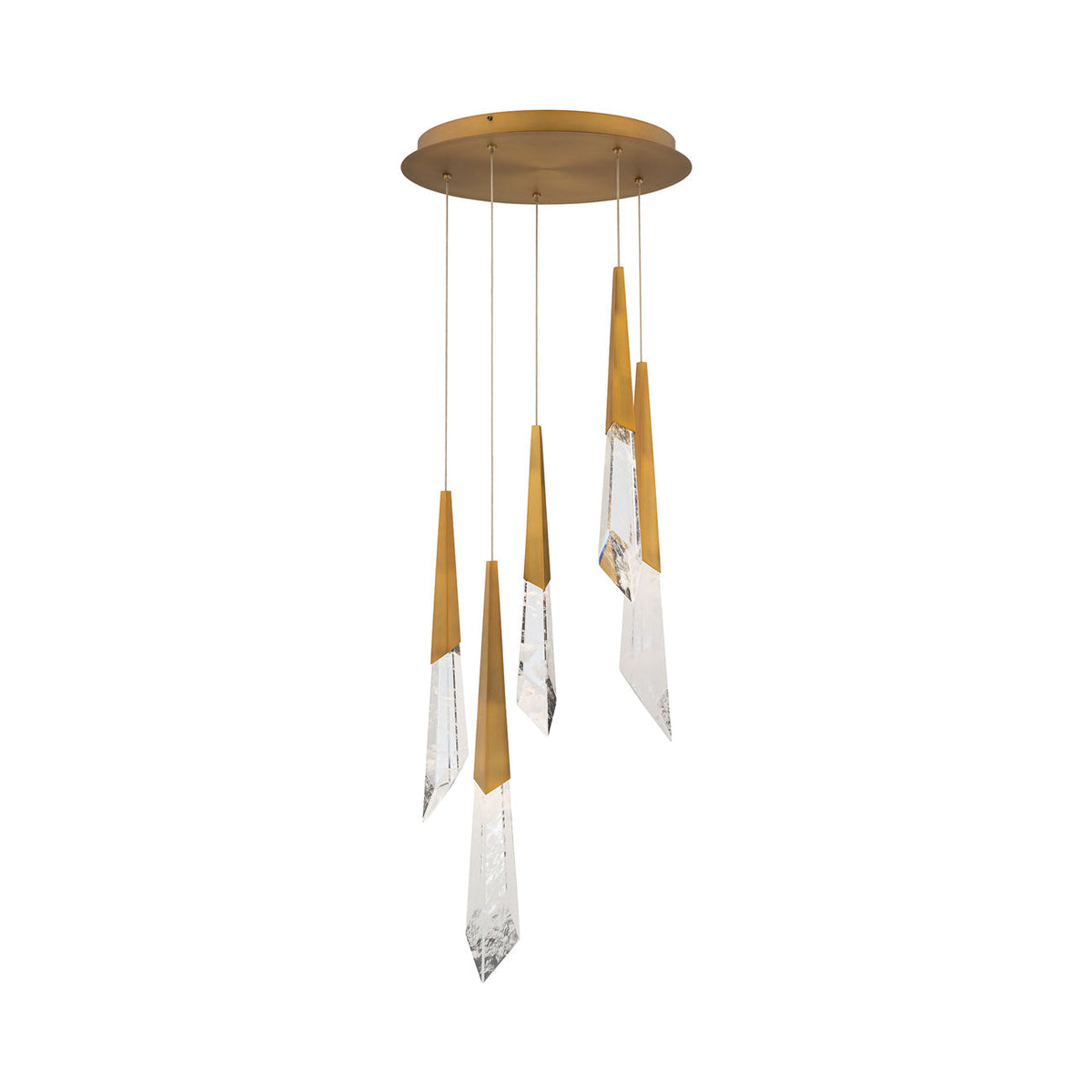 Solitude Round LED Multi Chandelier