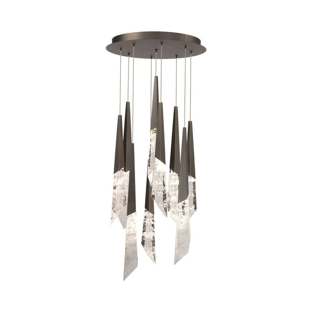 Solitude Round LED Multi Chandelier