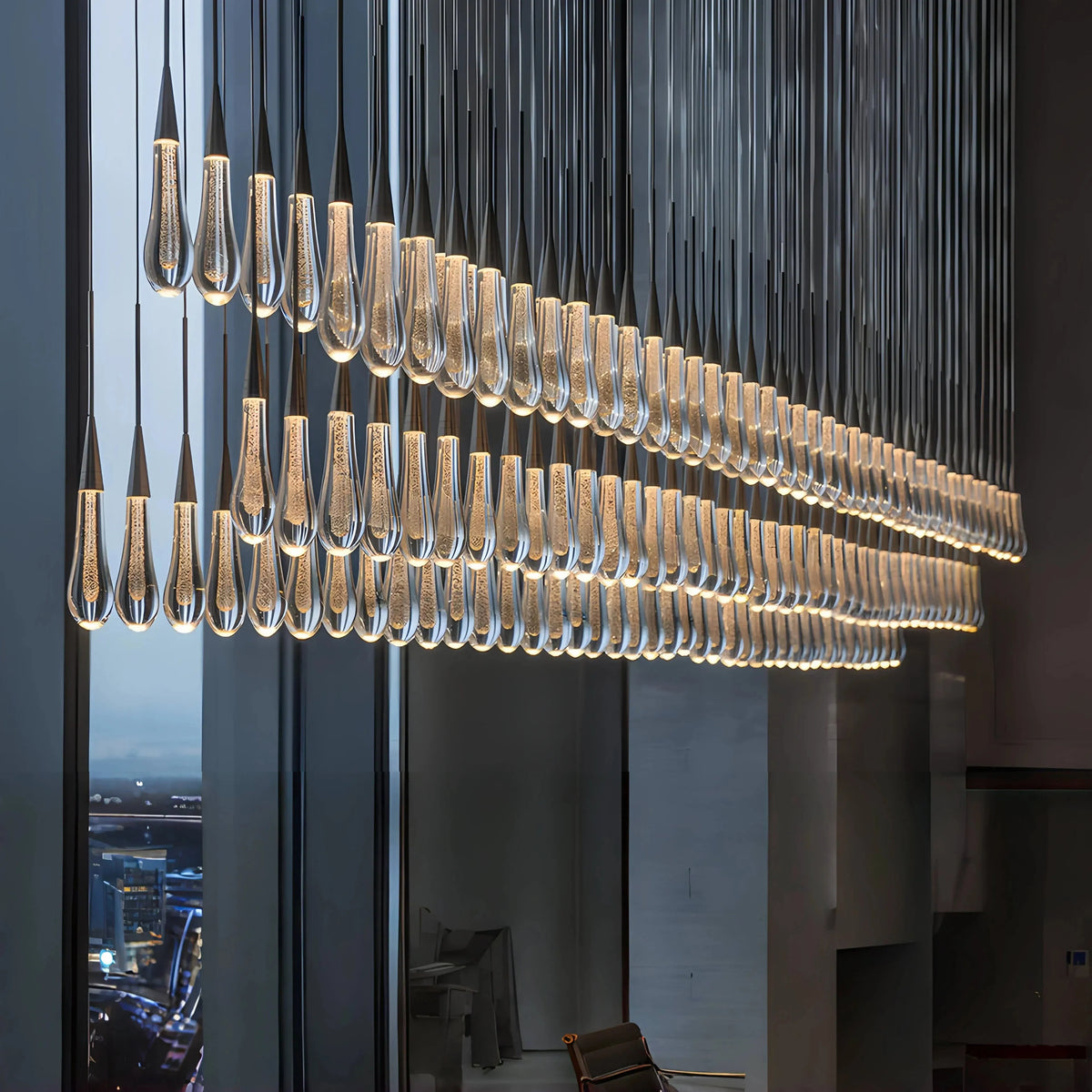 Solvane Linear Chandelier 37"50"70"87"120"