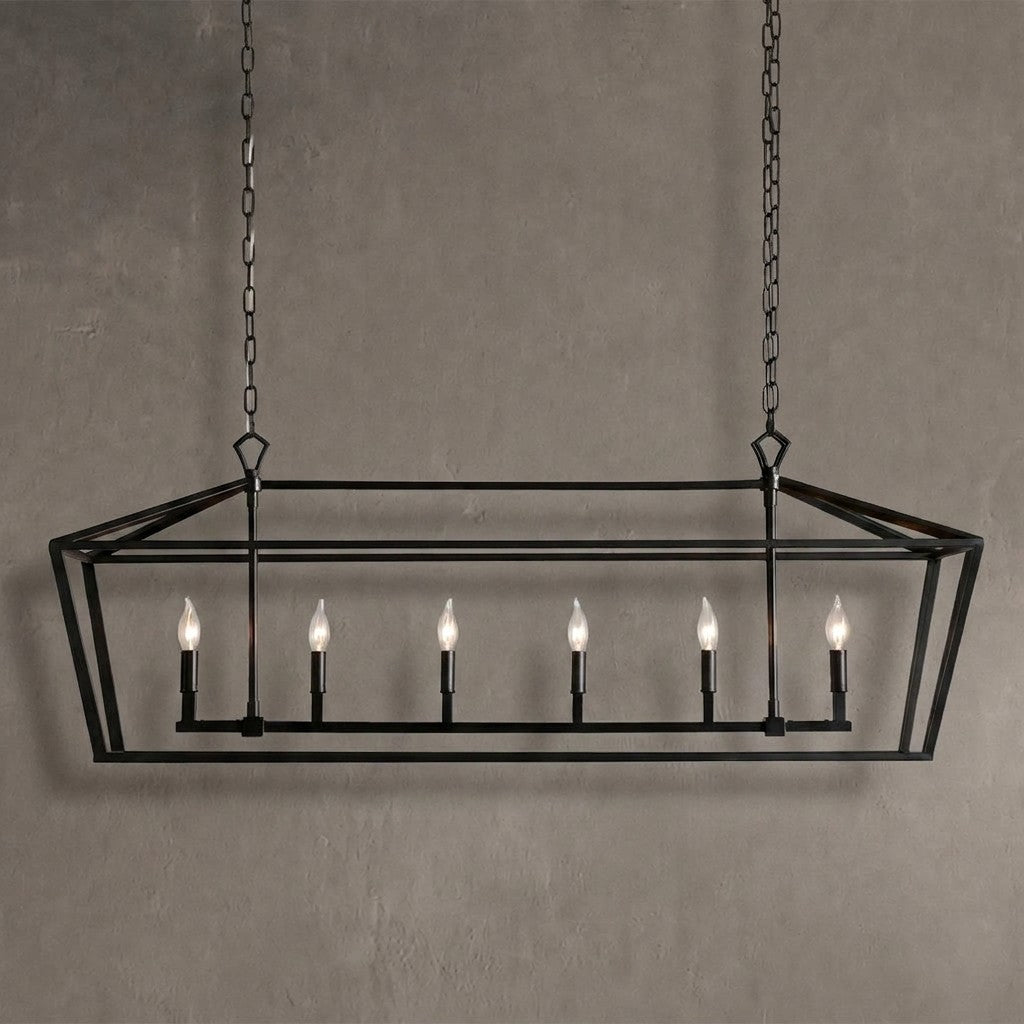 Garvane 54" Rectangular Chandelier